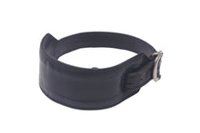 Load image into Gallery viewer, CHROME HEARTS クロムハーツ R&amp;R Tiny Buckle タイニーバックル レザー ブレスレット ブラック レザー シルバー925 サイズ1 良品 中古 61170