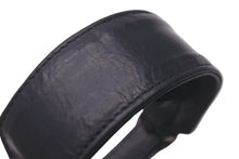 Load image into Gallery viewer, CHROME HEARTS クロムハーツ R&amp;R Tiny Buckle タイニーバックル レザー ブレスレット ブラック レザー シルバー925 サイズ1 良品 中古 61170