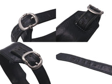 Load image into Gallery viewer, CHROME HEARTS クロムハーツ R&amp;R Tiny Buckle タイニーバックル レザー ブレスレット ブラック レザー シルバー925 サイズ1 良品 中古 61170
