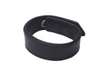 Load image into Gallery viewer, CHROME HEARTS クロムハーツ ブレスレット ハート 3BTN/2SNP 3ボタン2スナップ ブラック レザー シルバー925 美品 中古 61171