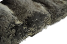 画像をギャラリービューアに読み込む, ファー マフラー ショール グレー ブラウン ホワイト ブラック クリップ付き 美品 中古 61177