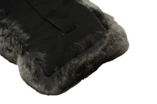 画像をギャラリービューアに読み込む, ファー マフラー ショール グレー ブラウン ホワイト ブラック クリップ付き 美品 中古 61177