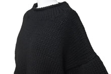 Load image into Gallery viewer, 激レア 極美品 CHROME HEARTS クロムハーツ クロスパッチ カシミヤクロップドニット パッチ25枚 ブラック ワンサイズ 中古 61185