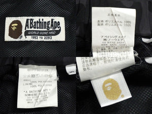 A BATHING APE アベイシングエイプ パンツ グラデーション カモフライトパンツ ブラック ポリエステル XL 001PTF801012X 美品 中古 61189 