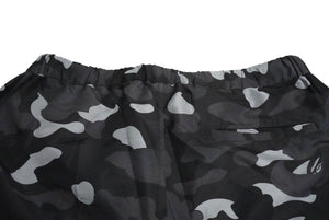 A BATHING APE アベイシングエイプ パンツ グラデーション カモフライトパンツ ブラック ポリエステル XL 001PTF801012X 美品 中古 61189 