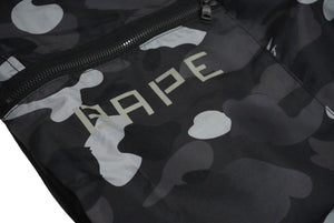 A BATHING APE アベイシングエイプ パンツ グラデーション カモフライトパンツ ブラック ポリエステル XL 001PTF801012X 美品 中古 61189 