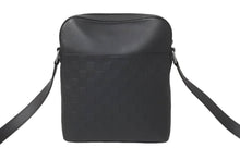 Load image into Gallery viewer, LOUIS VUITTON ルイヴィトン ダミエアンフィニ ポシェットディストリクト ショルダーバッグ レザー N23355 中古 61199