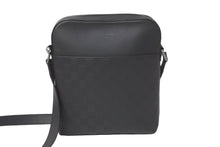 Load image into Gallery viewer, LOUIS VUITTON ルイヴィトン ダミエアンフィニ ポシェットディストリクト ショルダーバッグ レザー N23355 中古 61199