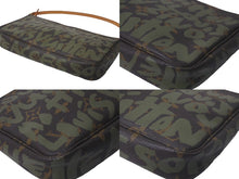 Load image into Gallery viewer, LOUIS VUITTON ルイヴィトン アクセポ ポシェット アクセソワール M92191 モノグラムグラフィティ グリーン 美品 中古 61209