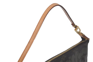 LOUIS VUITTON ルイヴィトン アクセポ ポシェット アクセソワール M92191 モノグラムグラフィティ グリーン 美品 中古 61211