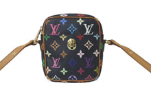 画像をギャラリービューアに読み込む, LOUIS VUITTON ルイヴィトン 村上隆 リフト ショルダーバッグ モノグラムマルチ ブラック M40056 美品 中古 61213