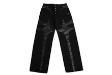 画像をギャラリービューアに読み込む, Thug Club サグクラブ TC レザー ウォッシング デニムパンツ サイズ3 ブラック コットン TC24PT0603 美品 中古 61217