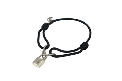 LOUIS VUITTON ルイヴィトン シルバー ロックイット ヴァージル アブロー ブレスレット Ag925 ブラック Q95864 美品 中古 61220
