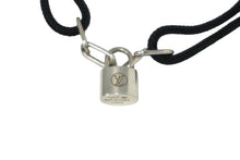 Load image into Gallery viewer, LOUIS VUITTON ルイヴィトン シルバー ロックイット ヴァージル アブロー ブレスレット Ag925 ブラック Q95864 美品 中古 61220
