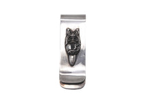 Load image into Gallery viewer, CHROME HEARTS クロムハーツ マネークリップ 小物 ハート ダガー シルバー925 58.4g 中古 美品 61221