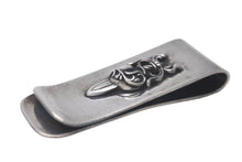 Load image into Gallery viewer, CHROME HEARTS クロムハーツ マネークリップ 小物 ハート ダガー シルバー925 58.4g 中古 美品 61221