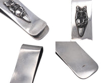 Load image into Gallery viewer, CHROME HEARTS クロムハーツ マネークリップ 小物 ハート ダガー シルバー925 58.4g 中古 美品 61221