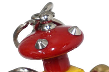 Load image into Gallery viewer, PRADA プラダ キーホルダー キーチャーム サフィアーノレザー ロボット キーリング トリック マルチカラー 1TR029 美品 中古 61223