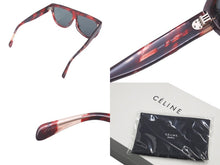 Load image into Gallery viewer, 新品未使用 CELINE セリーヌ サングラス サイズ60◻︎12 150 レッド プラスチック CL40001F 54N 中古 61244