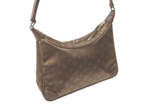 画像をギャラリービューアに読み込む, LOUIS VUITTON ルイヴィトン リトルブローニュ ハンドバッグ モノグラムサテン M92143 ベージュ レザー 美品 中古 61265