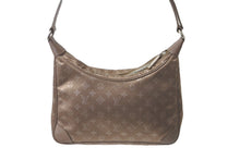 画像をギャラリービューアに読み込む, LOUIS VUITTON ルイヴィトン リトルブローニュ ハンドバッグ モノグラムサテン M92143 ベージュ レザー 美品 中古 61265