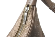 画像をギャラリービューアに読み込む, LOUIS VUITTON ルイヴィトン リトルブローニュ ハンドバッグ モノグラムサテン M92143 ベージュ レザー 美品 中古 61265