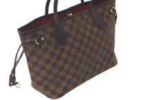 画像をギャラリービューアに読み込む, LOUIS VUITTON ルイヴィトン ネヴァーフルPM トートバッグ N51109 ダミエキャンバス ブラウン ゴールド金具 美品 中古 61266