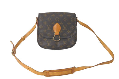 LOUIS VUITTON ルイヴィトン サンクルー18 廃番 ショルダーバッグ モノグラム M51243 ブラウン 良品 中古 61282