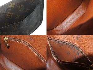 LOUIS VUITTON ルイヴィトン サンクルー18 廃番 ショルダーバッグ モノグラム M51243 ブラウン 良品 中古 61282