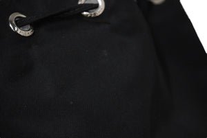 PRADA プラダ 巾着ポーチ 三角ロゴ テスート ブラック 1NA369 イタリア製 良品 中古 61286 
