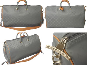 LOUIS VUITTON ルイヴィトン チタニウム キーポル バンドリエール 50 ボストンバッグ M43886 美品 中古 61287
