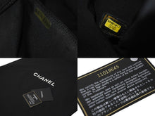 Load image into Gallery viewer, CHANEL シャネル Vステッチ ハンドバッグ 11番台 ココマーク レザー ブラック シルバー金具 中古 61289