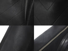 Load image into Gallery viewer, CHANEL シャネル Vステッチ ハンドバッグ 11番台 ココマーク レザー ブラック シルバー金具 中古 61289