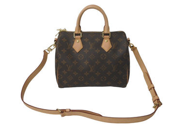 極美品 LOUISVUITTON ルイヴィトン スピーディバンドリエール25 2WAY M41113 ハンドバッグ モノグラム 中古 61290