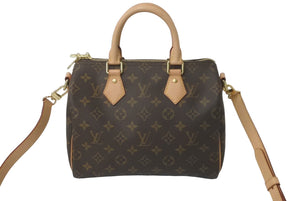 極美品 LOUISVUITTON ルイヴィトン スピーディバンドリエール25 2WAY M41113 ハンドバッグ モノグラム 中古 61290