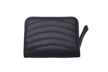 画像をギャラリービューアに読み込む, LOUIS VUITTON ルイヴィトン ニューウェーブ ジプトコンパクト ウォレット キルティング ブラック M63789 美品 中古 61298