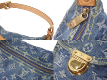 画像をギャラリービューアに読み込む, 極美品 LOUIS VUITTON ルイヴィトン ショルダーバッグ バギーGM M95212 モノグラムデニム ブルー 中古 61301
