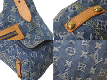 画像をギャラリービューアに読み込む, 極美品 LOUIS VUITTON ルイヴィトン ショルダーバッグ バギーGM M95212 モノグラムデニム ブルー 中古 61301