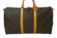 Load image into Gallery viewer, 極美品 LOUIS VUITTON ルイヴィトン キーポル50 ボストンバッグ M41426 モノグラム 中古 61303