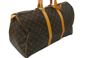 極美品 LOUIS VUITTON ルイヴィトン キーポル50 ボストンバッグ M41426 モノグラム 中古 61303