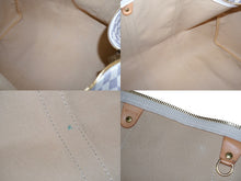 Load image into Gallery viewer, LOUIS VUITTON ルイヴィトン ボストンバッグ キーポル50 ダミエアズール N41430 ホワイト 美品 中古 61304