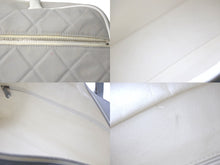 Load image into Gallery viewer, CHANEL シャネル ハンドバッグ スポーツライン ロゴ ココマーク グレー レザー キャンバス 6番台 A15457 美品 中古 61305