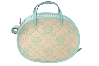 未使用 GUCCI グッチ トップハンドルバッグ ハンドバッグ チルドレンズコレクション ラフィア レザー FABBJ 中古 61317 
