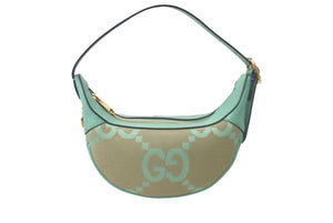 未使用 GUCCI グッチ ミニオフィディア ハンドバッグ 658551UKMBG レザー グリーン ゴールド金具 中古 61319 