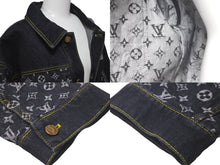Load image into Gallery viewer, 極美品 LOUIS VUITTON ×NIGO ルイヴィトン×NIGOモノグラムクレイジーデニム ジャケット 22SS サイズ48 RM221M 中古 61324