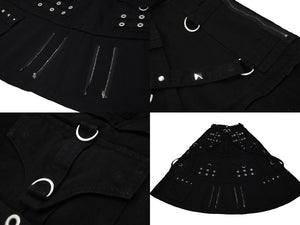 極美品 BALENCIAGA バレンシアガ マキシ リバー スカート 3WAY 22SS ブラック デニム サイズ34 681718 中古 61365