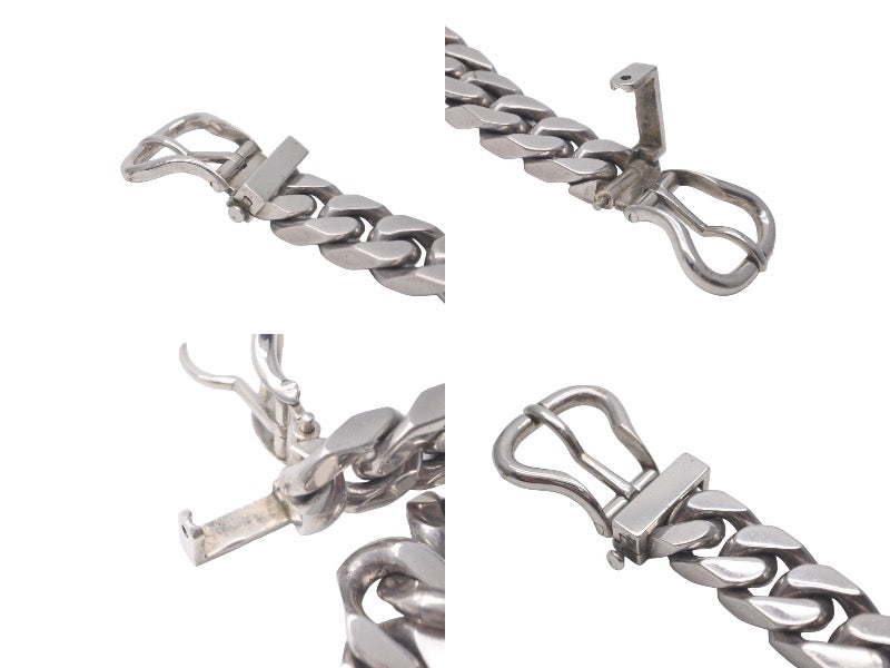 HERMES エルメス ブックルセリエ GM ブレスレット シルバー HERMES エルメス ブックルセリエ GM ブレスレット シルバー
