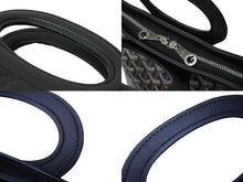 画像をギャラリービューアに読み込む, GOYARD ゴヤール ベルーガ PM ハンドバッグ ブラック シルバー金具 レザー PVCコーティングキャンバス 美品 中古 61375