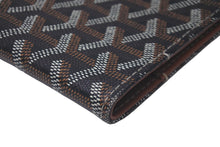 画像をギャラリービューアに読み込む, 極美品 GOYARD ゴヤール 廃盤 グルネル パスポートケース ヘリンボーン柄 ブラック ブラウン 中古 61377