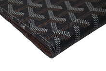 画像をギャラリービューアに読み込む, 極美品 GOYARD ゴヤール 廃盤 グルネル パスポートケース ヘリンボーン柄 ブラック ブラウン 中古 61377